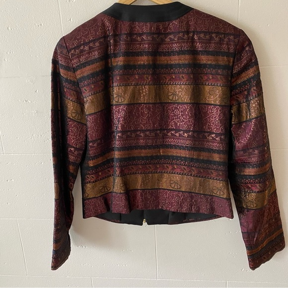 Joseph Ribkoff Metalic Detail Jacket - Picture 7 of 11